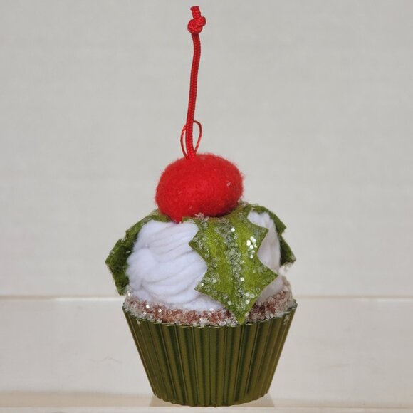 Hallmark 2018 Holly Jolly Delight Christmas Cupcake Keepsake Ornament No. 9 - Picture 9 of 14